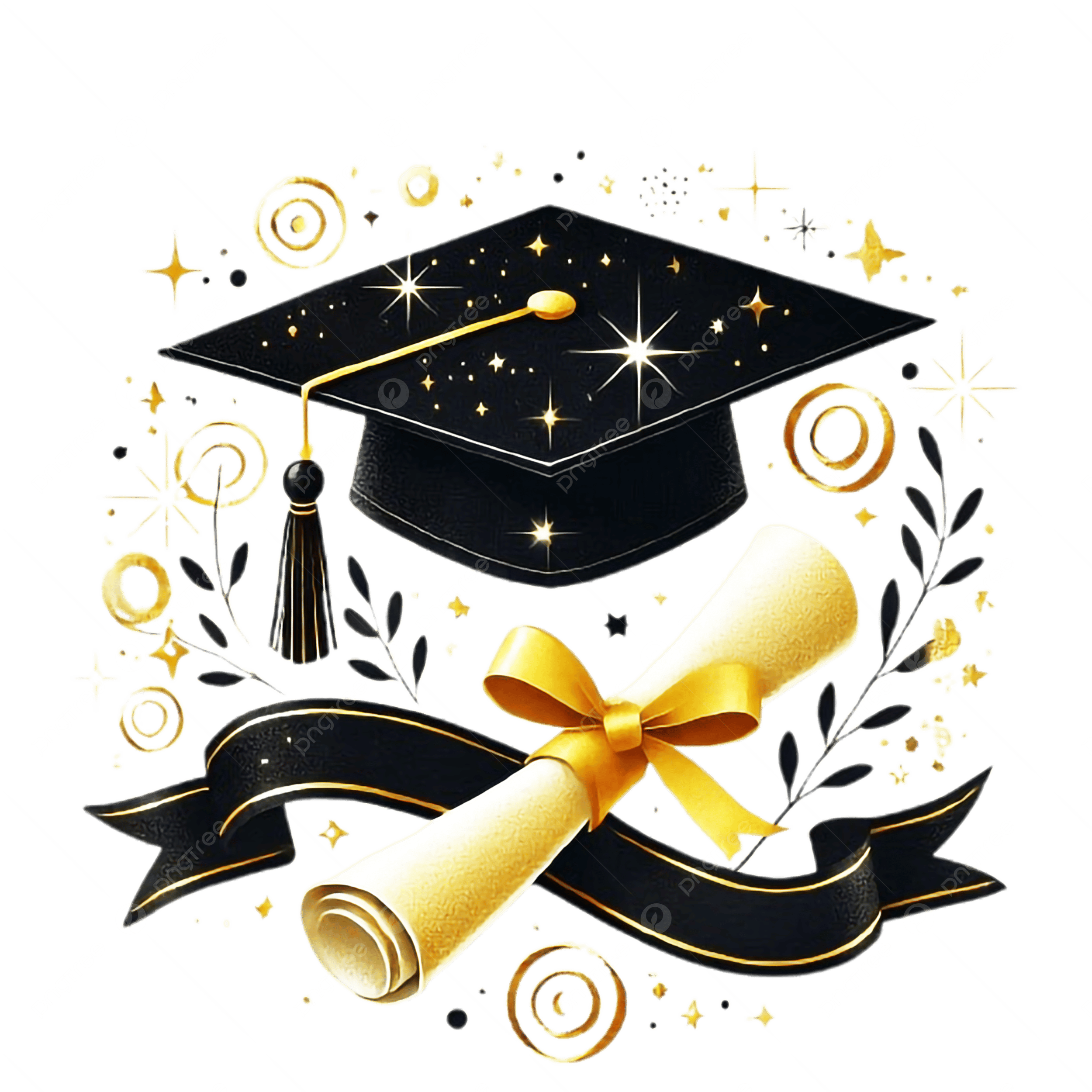 Birrete de Graduación Flotante